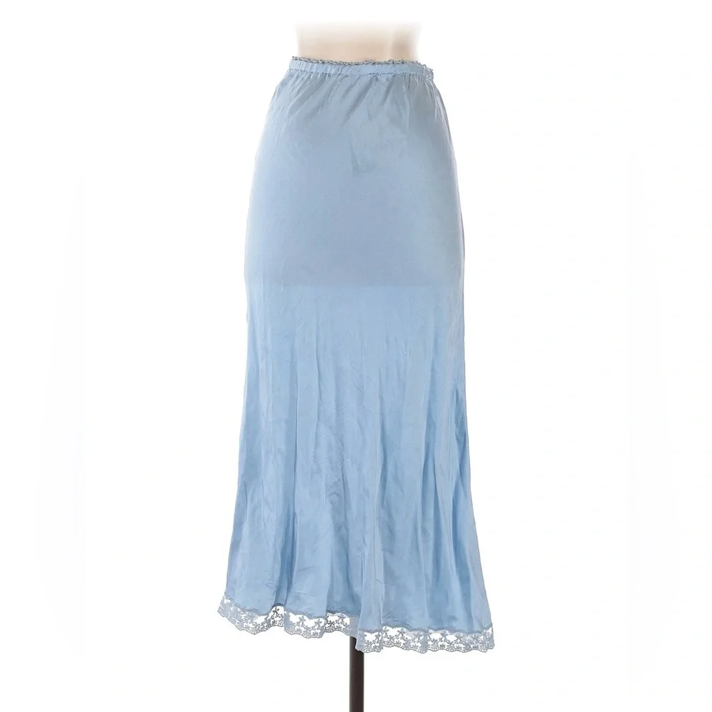 Fillyboo, Silk, Skirt, Light Blue - Picture 3 of 11